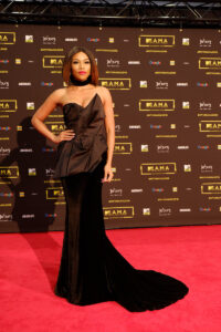The co-host Bonang Matheba at the red carpet during the MAMA 2016, in Johannesburg, South Africa on October 22nd, 2016