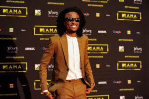 Dadaboi Ehiz at the red carpet during the MAMA 2016 in Johannesburg, South Africa on October 22nd, 2016