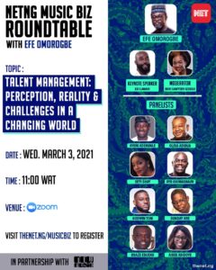 Netng Music Biz Roundtable with Efe Omorogbe